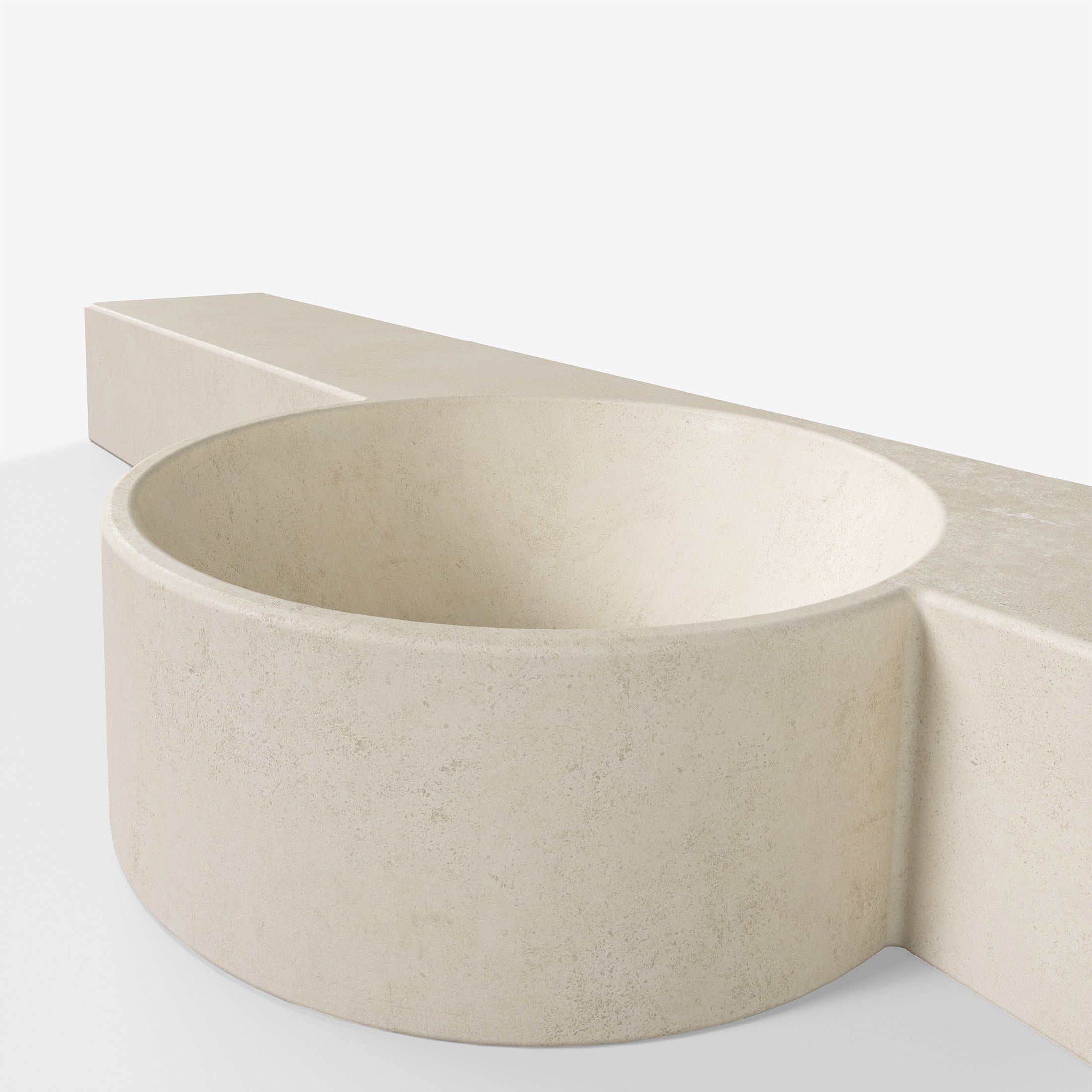 Semi-recessed Basins