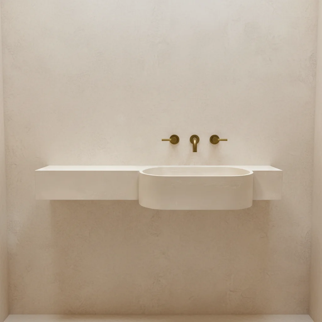 Kaarla - Semi-recessed Concrete Vanity