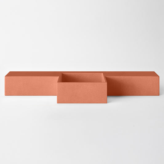 Baly Semi-recessed concrete vanity, wall-mounted without brackets. Slim 200 mm profile with an integrated cylindrical basin, hand-cast in GFRC concrete for a smooth, matte finish. Designed for tight spaces, the seamless surface prevents water pooling and creates a refined, minimalist look. 