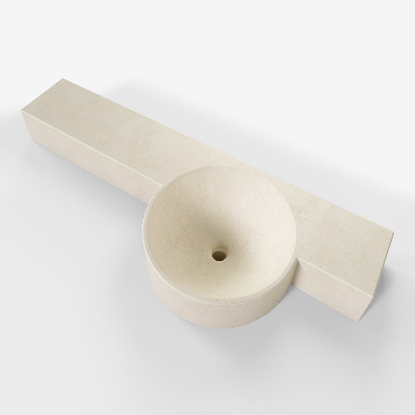 Boya - Semi-recessed Concrete Vanity