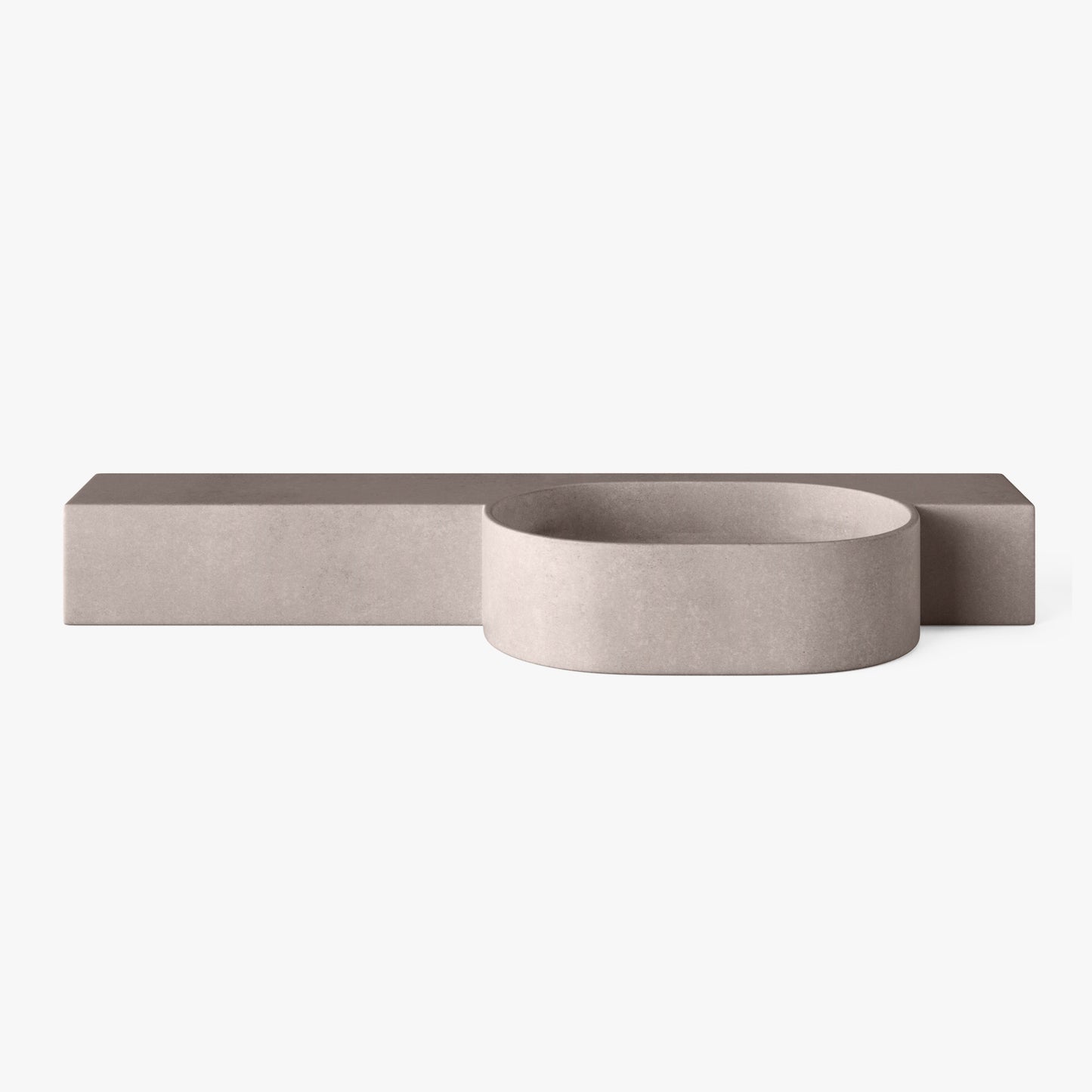 Kaarla - Semi-recessed Concrete Vanity