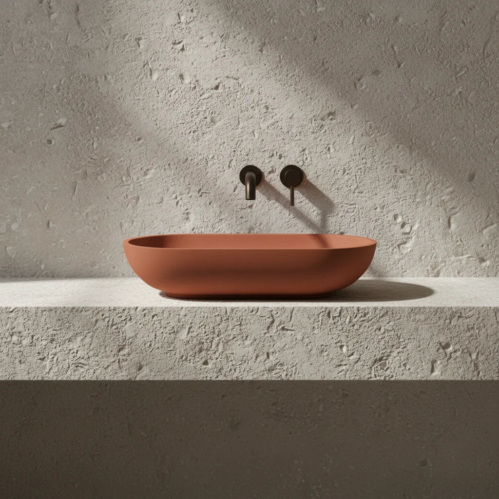 Kaarla - Oblong Concrete Basin